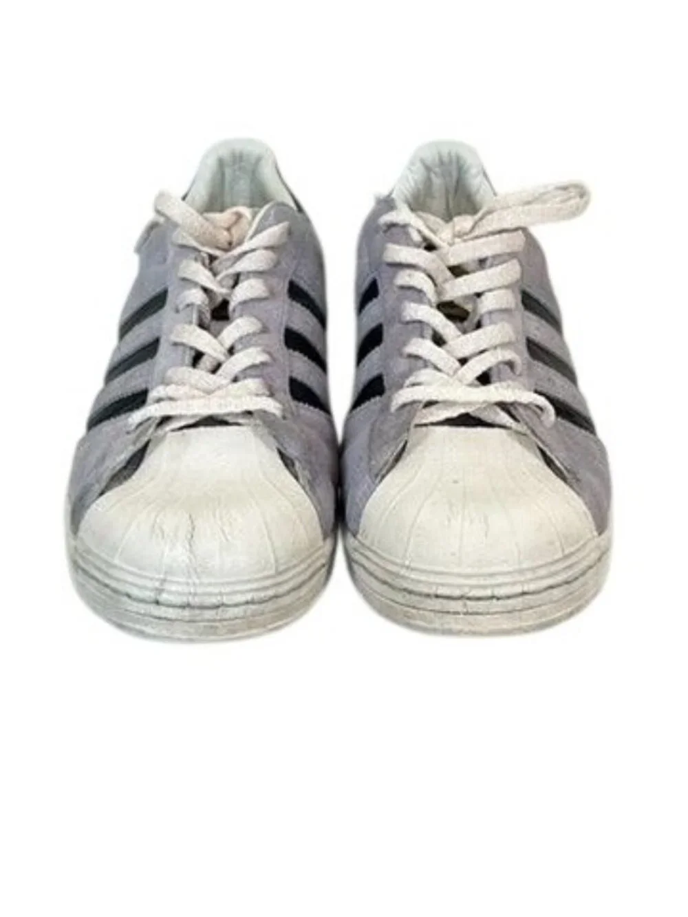 Adidas Superstar Dust Purple H68174 Mens 10.5 Suede Shell Toe Sneakers
